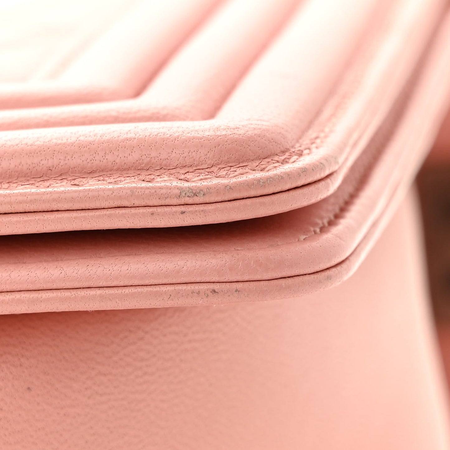 Lambskin Quilted New Medium Boy Flap Light Pink
