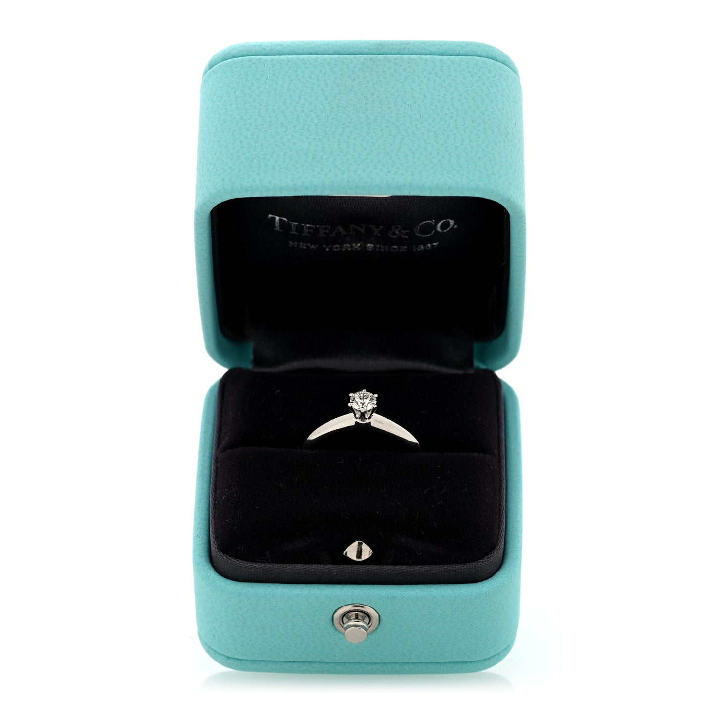 Platinum Diamond .22ct Solitaire Engagement Ring 47 4