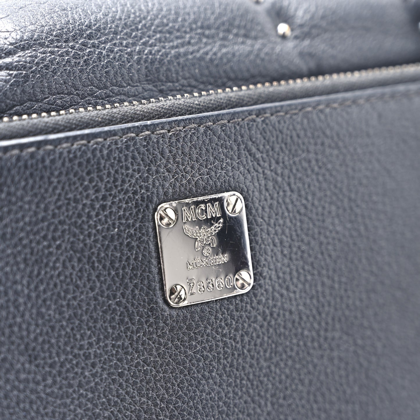 Calfskin Stud Disco Flap Crossbody Bag Black