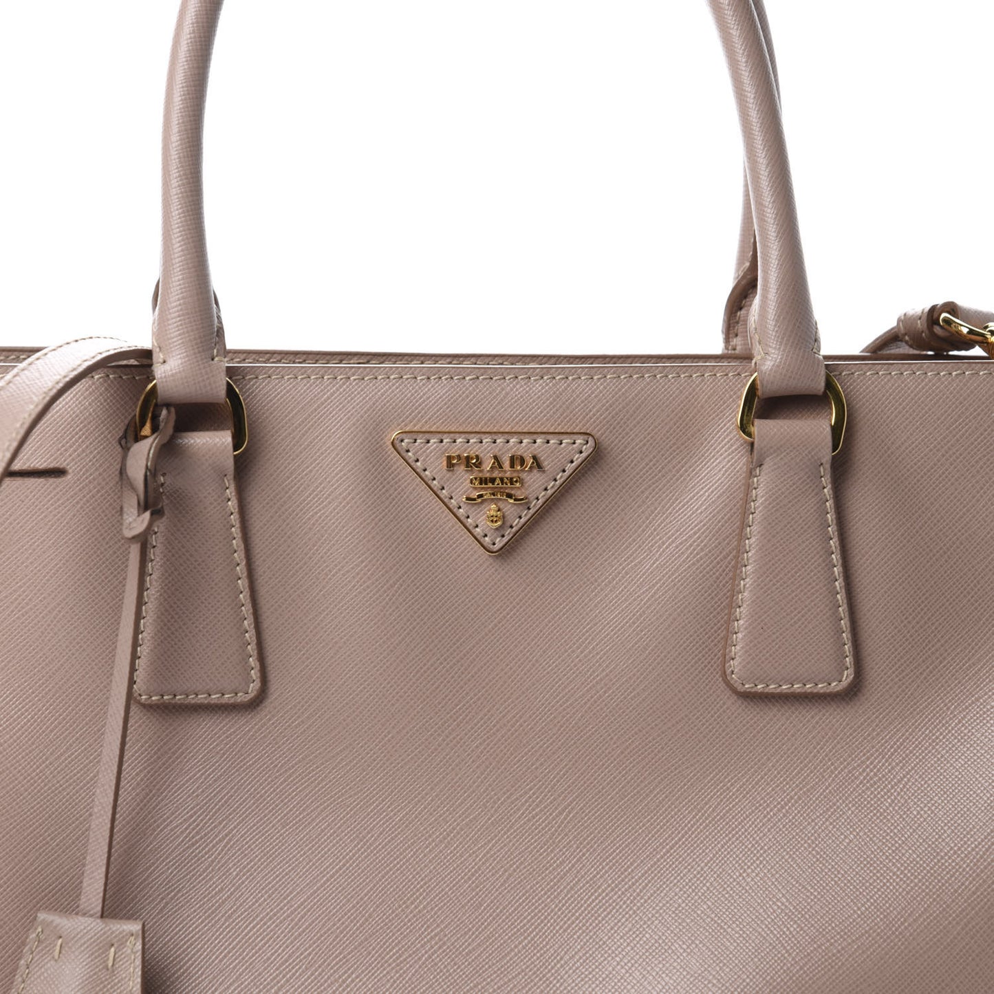 Saffiano Lux Medium Tote Cammeo