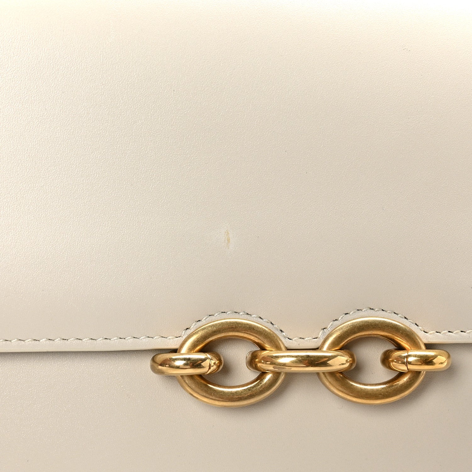 Saint Laurent Smooth Calfskin Le Maillon Satchel Crema Soft 12 of 12
