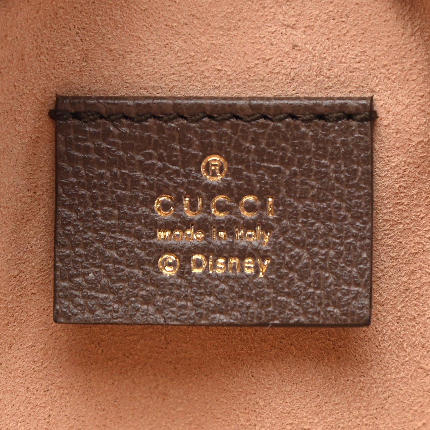 Gucci X DISNEY GG Supreme Monogram Donald Duck Interlocking G Coin Pouch Beige Multicolor New Acero 4 of 6