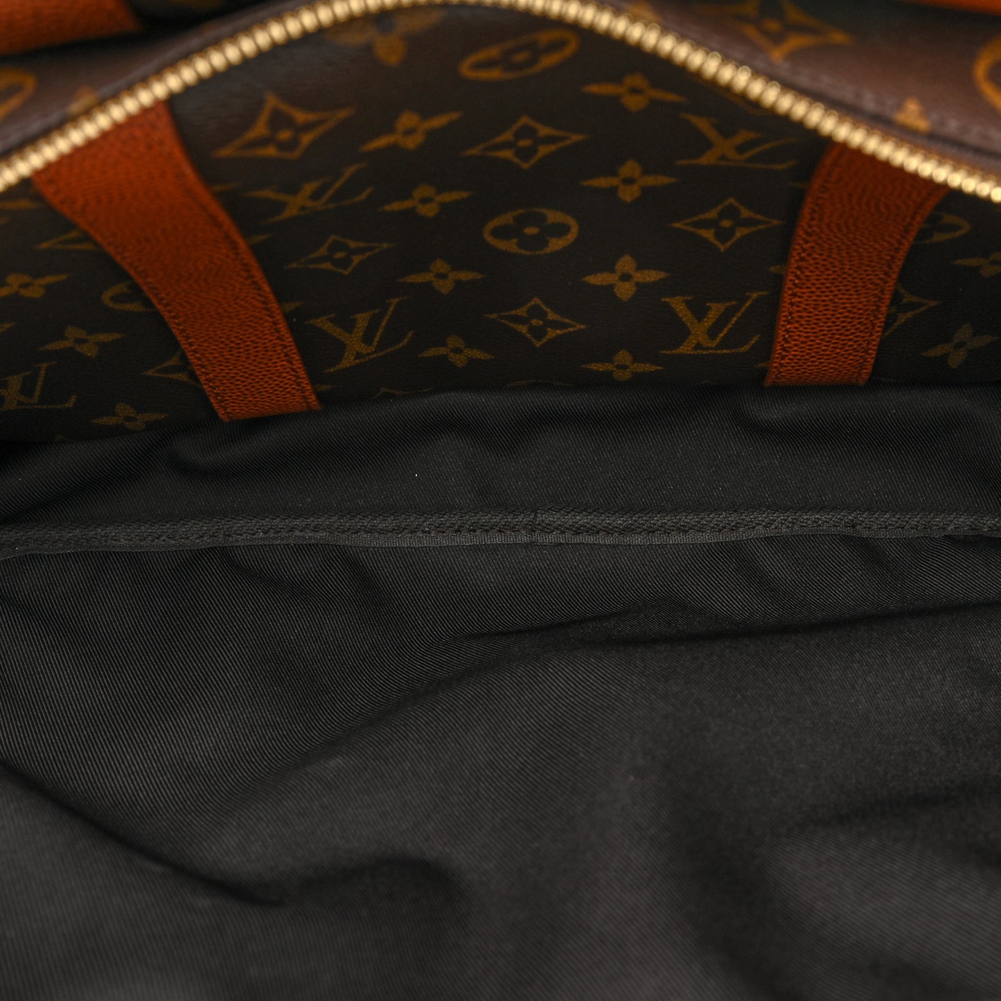 X NBA Monogram Grain Cowhide Ball Keepall Trio Pocket Bag