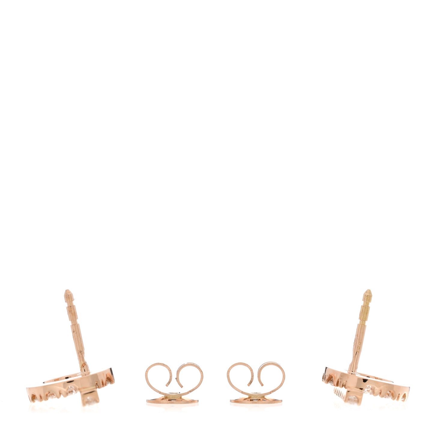 18K Rose Gold Diamond Finesse Earrings