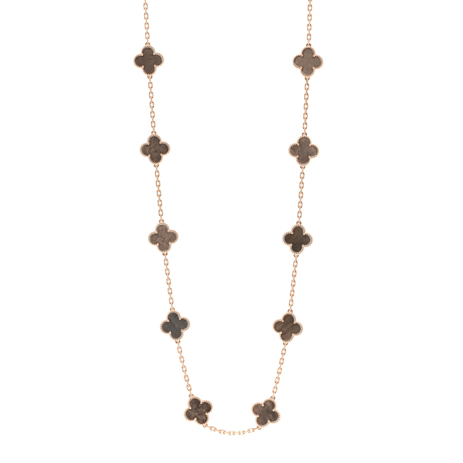 Y*g様 【美品・レア】Van Cleef & Arpels ヴィンテージブロー Van Cleef & Arpels 18K Rose Gold Silver Obsidian 20 Motifs Vintage