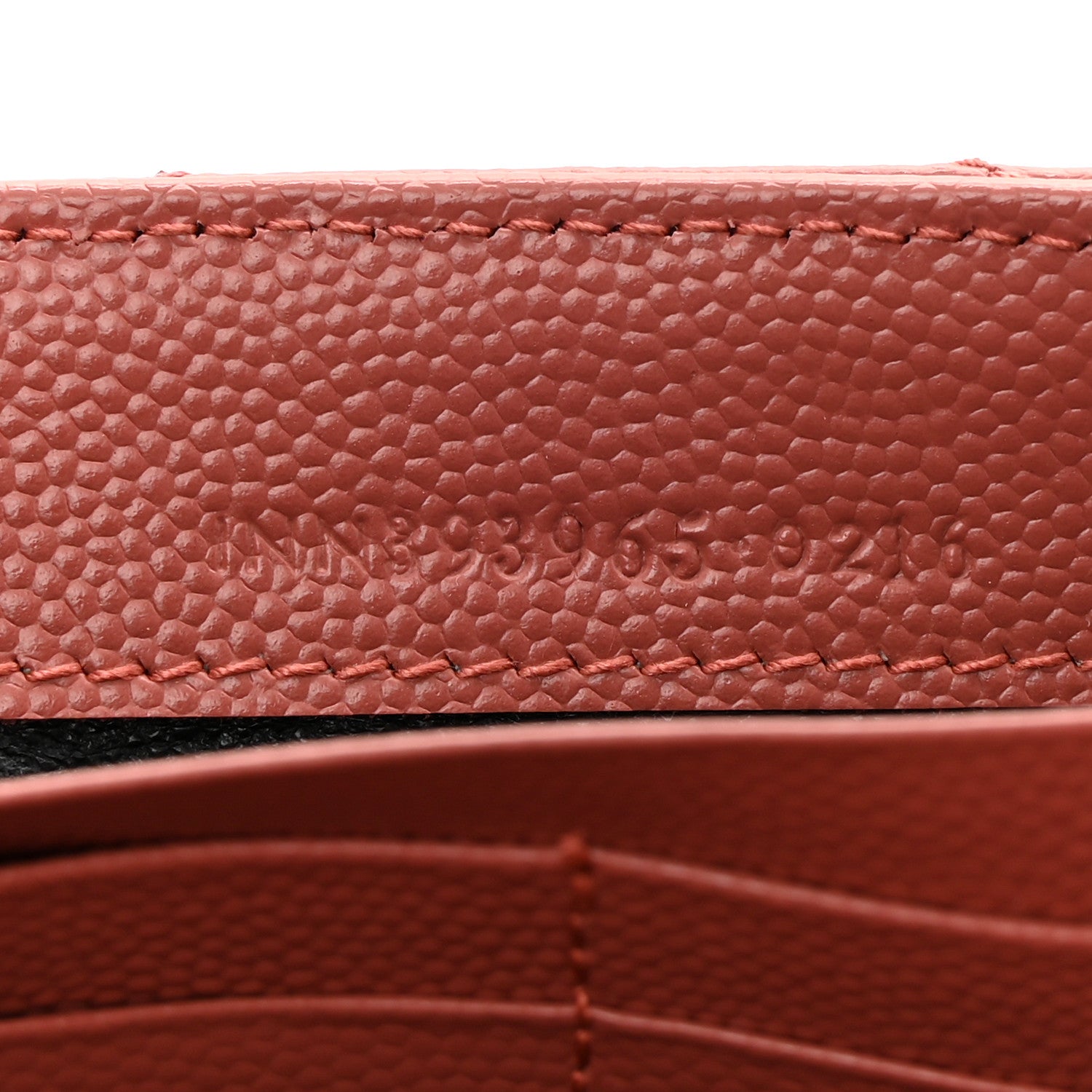 Saint Laurent Grain De Poudre Matelasse Chevron Small Monogram Chain Wallet Blush Fonce 8 of 12