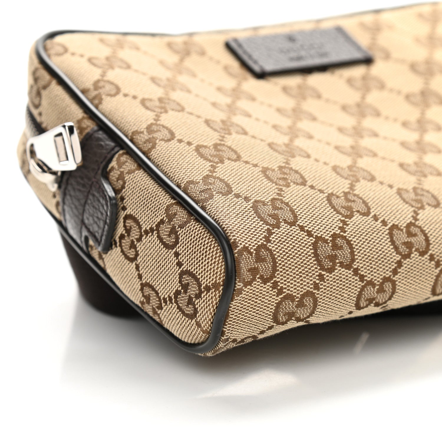 Gucci Monogram Belt Bag Dark Brown 9 of 10