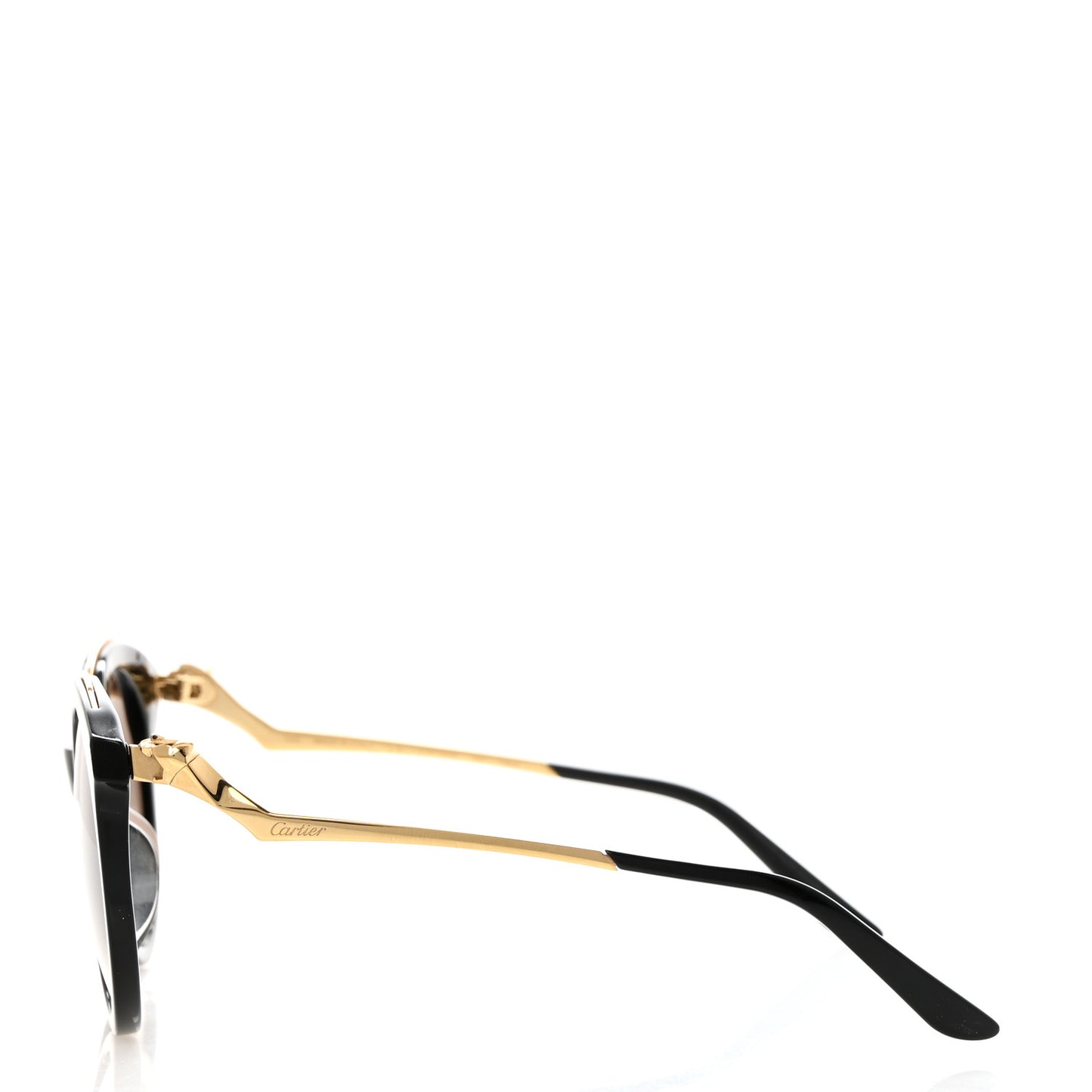 Panthere De Cartier Sunglasses Black