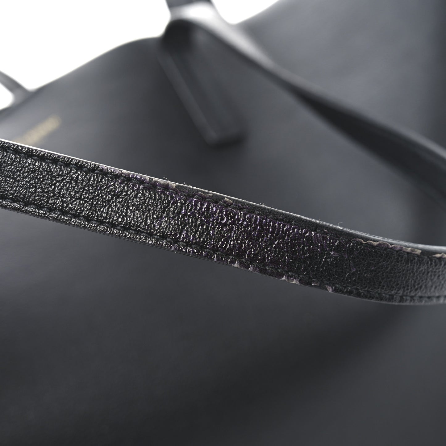 Calfskin Large Shopping Tote Black