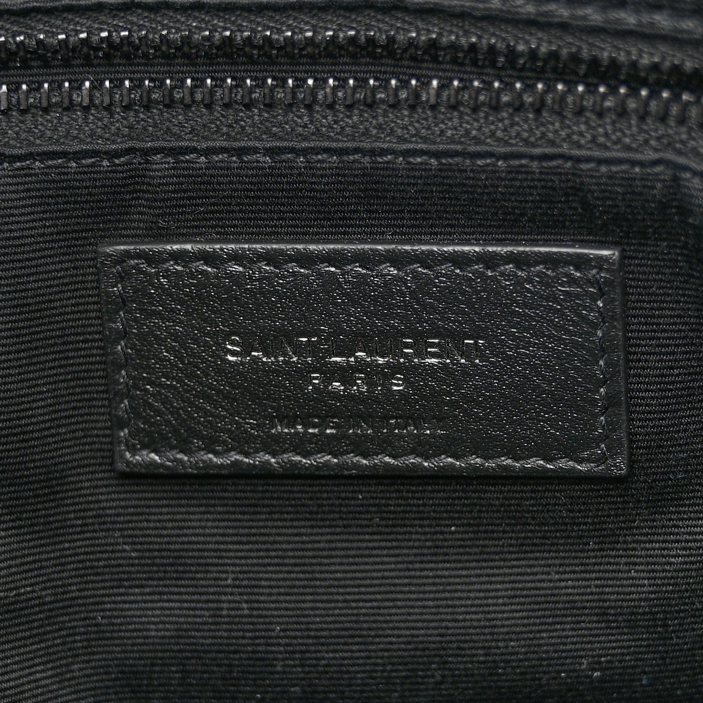 Crinkled Calfskin Matelasse Monogram Large Niki Shopper Tote Black