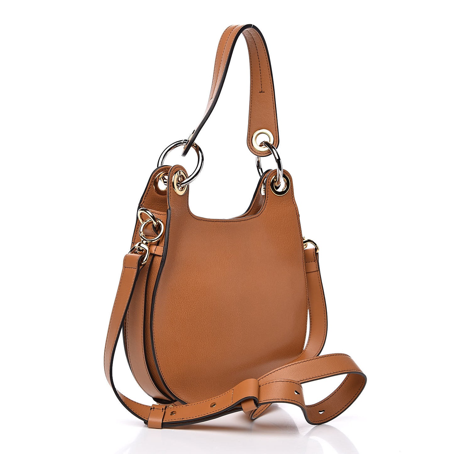 Calfskin Medium Tess Hobo Autumnal Brown