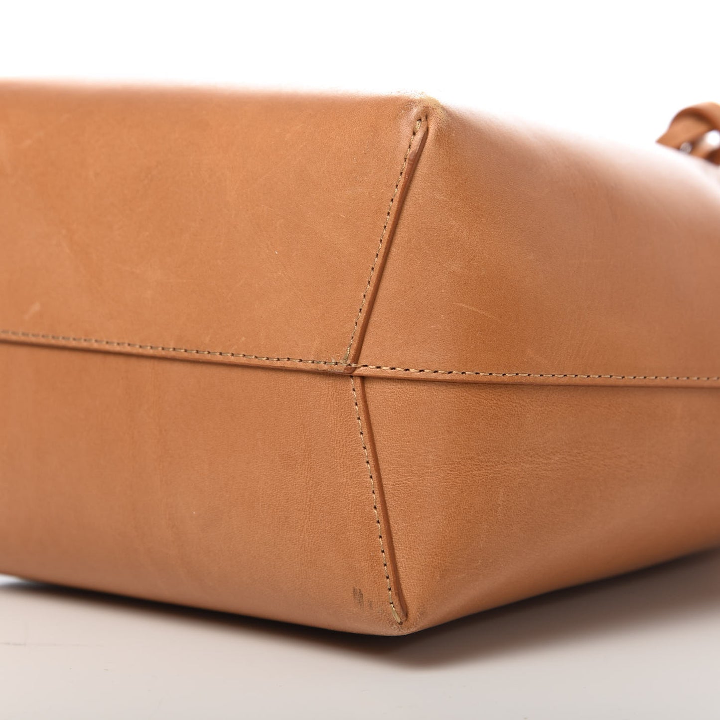 Calfskin Mini Bucket Bag Cammello Rosa