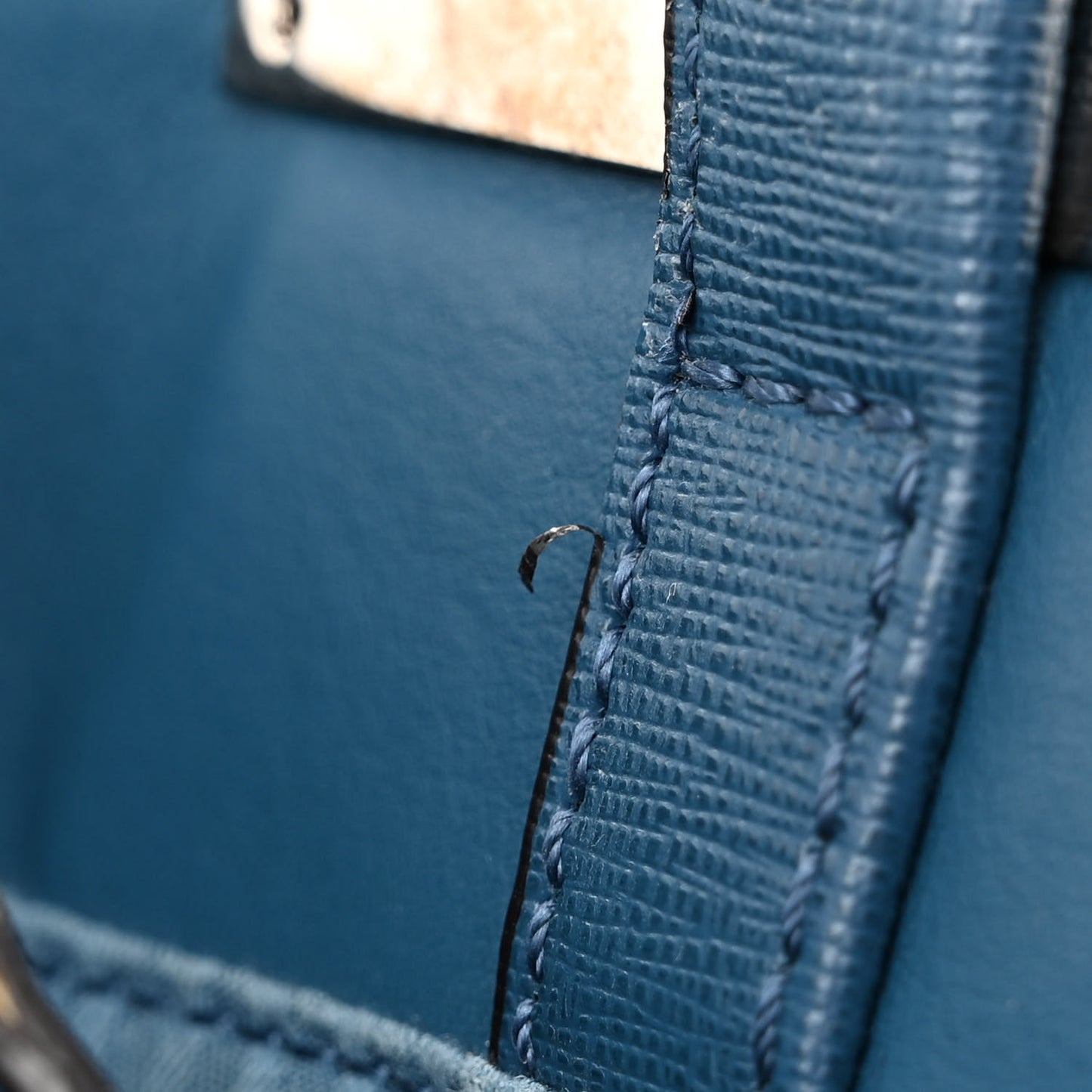 Vitello Elite Petite 2Jours Tote Blue Cobalto