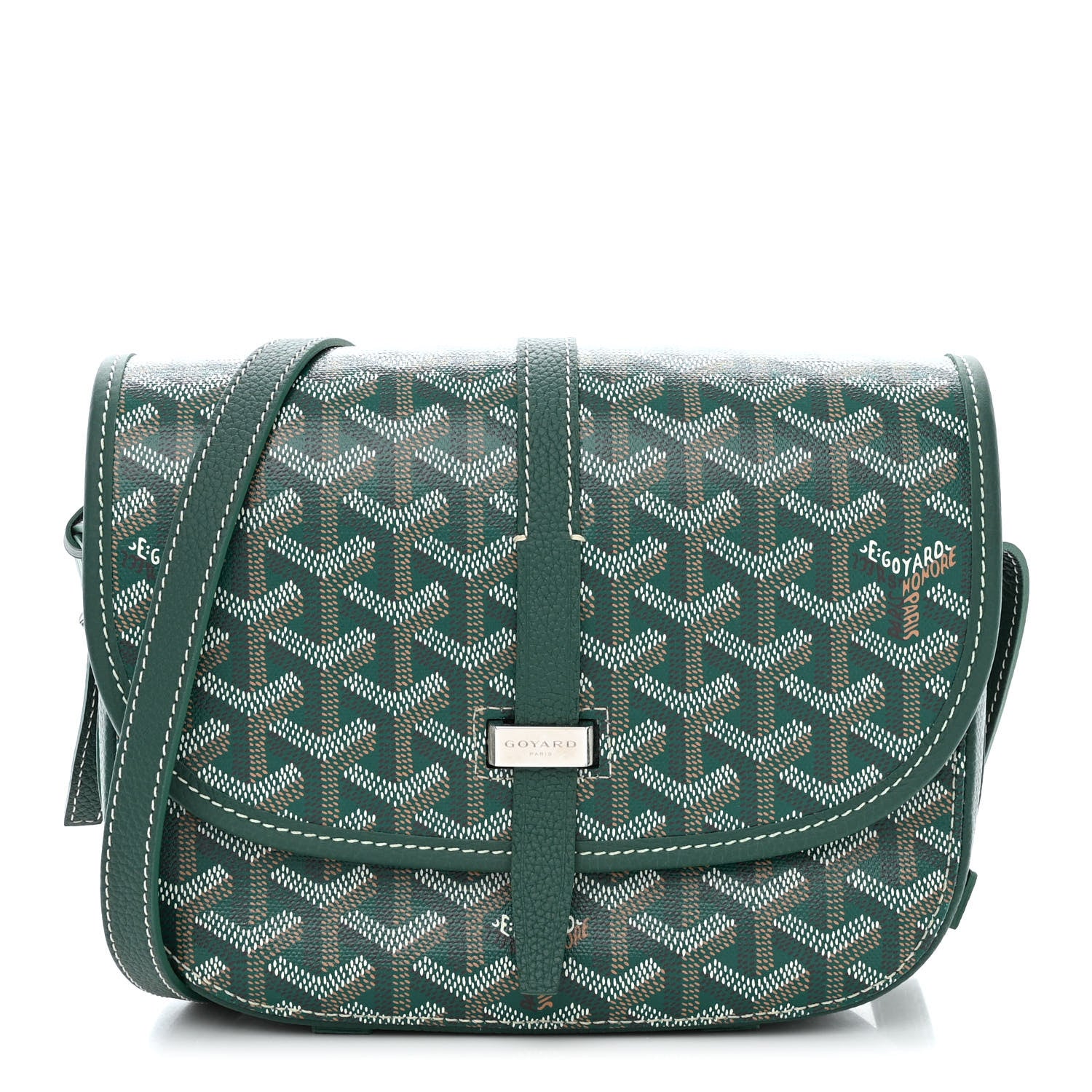 Goyard Goyardine Belvedere II PM Messenger Bag Green 1 of 10