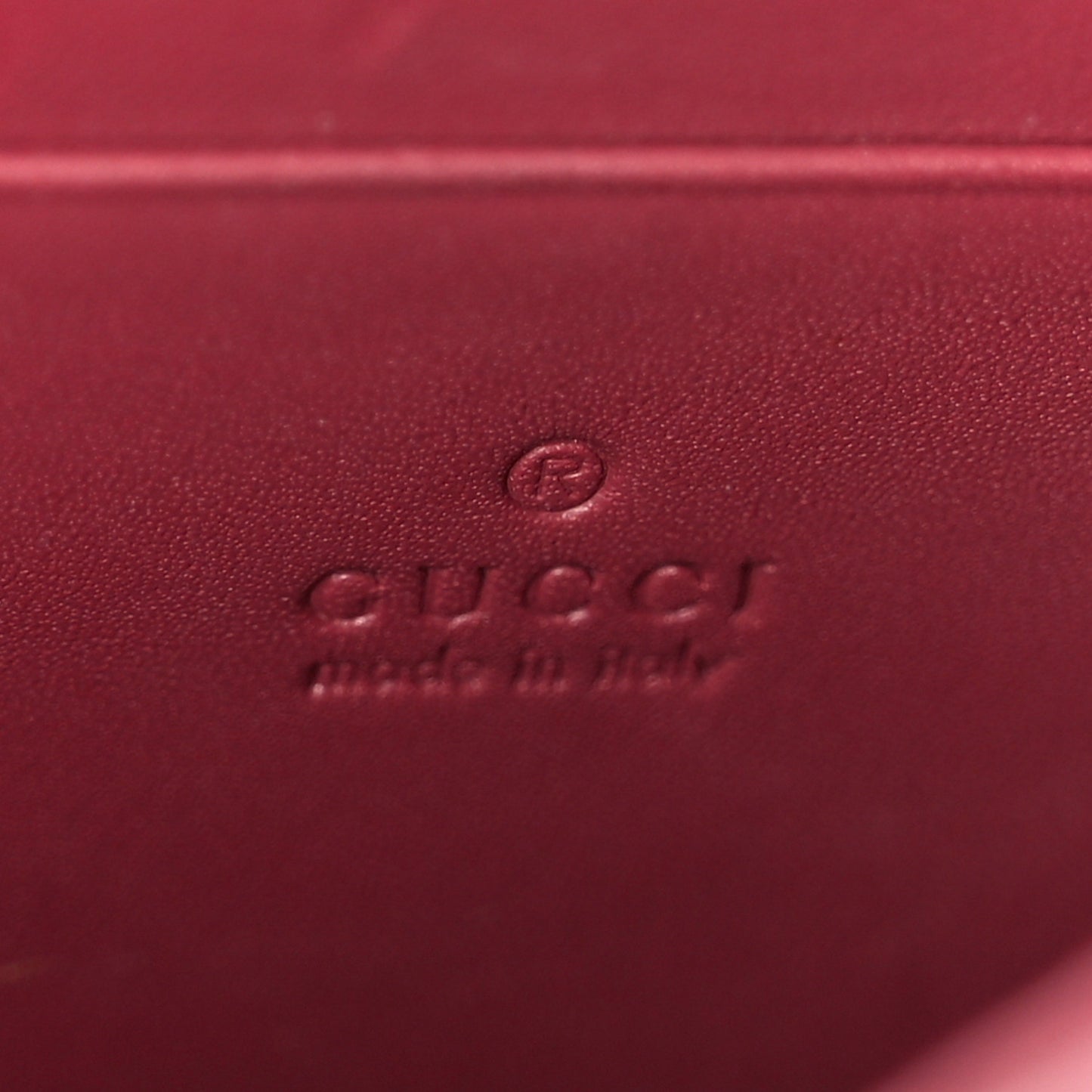 GG Supreme Monogram Blooms Chain Wallet Beige Multicolor Dry Rose