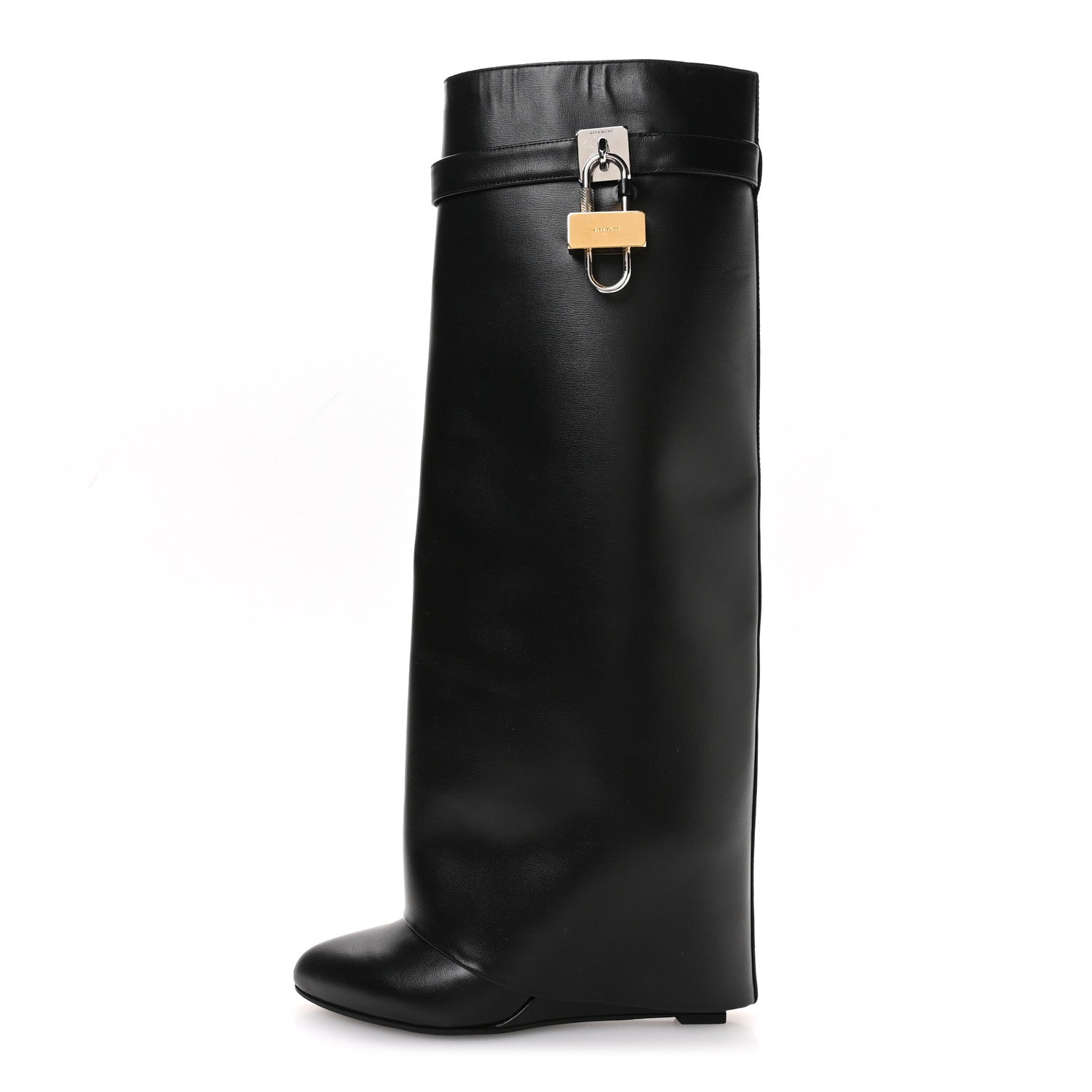 Givenchy Calfskin Shark Lock Pant Boots 38 Black 1783505