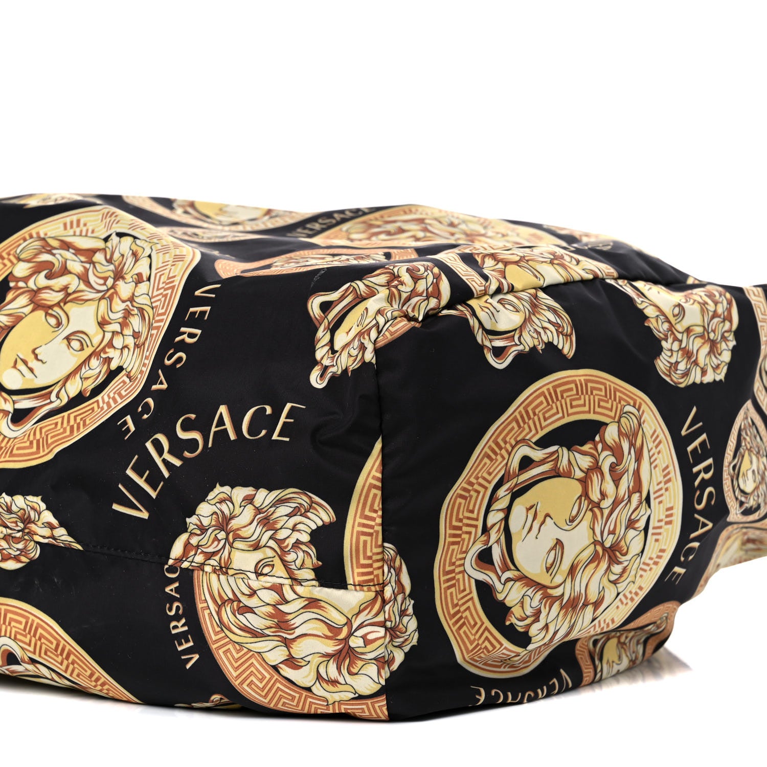 Versace Nylon Medusa Print Tote Black 9 of 9