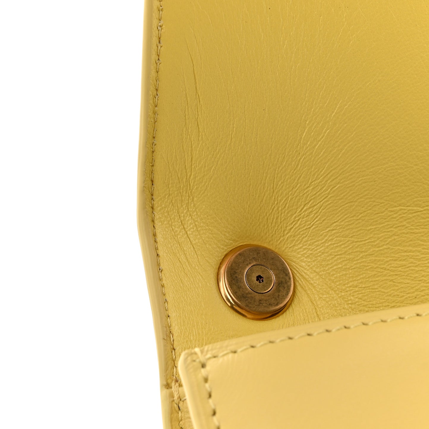 Smooth Calfskin Carre Satchel Paille