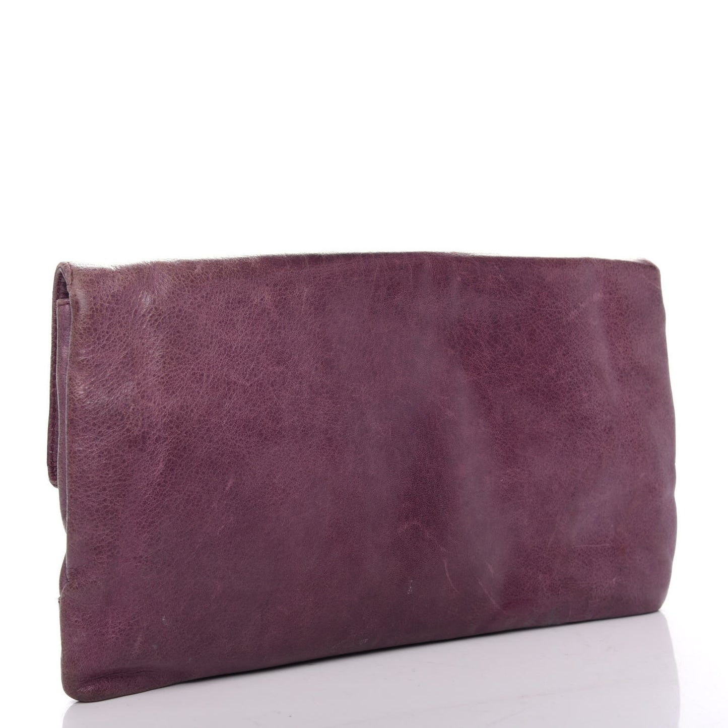 Agneau Classic Hardware Envelope Clutch Murier