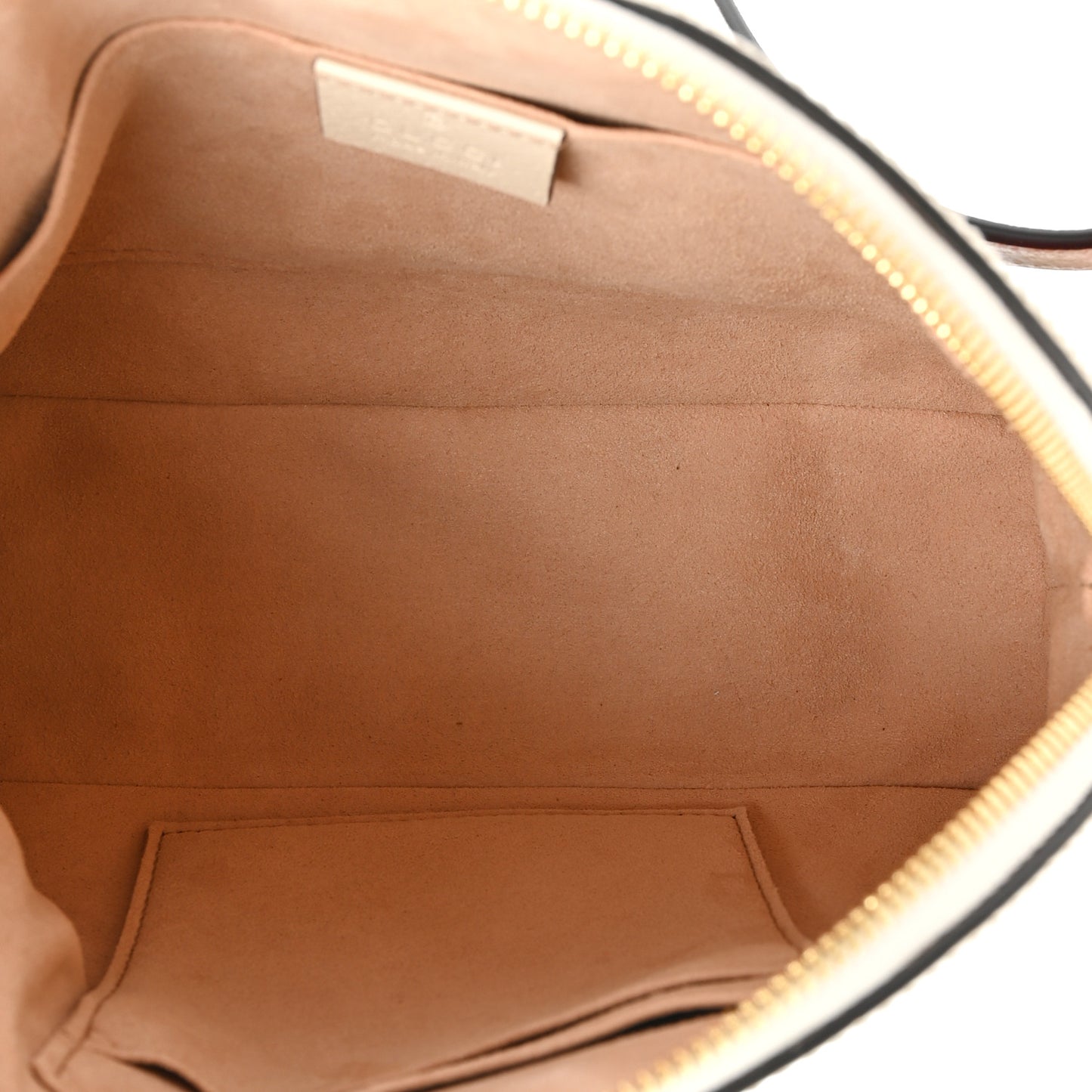 GG Supreme Monogram Flora Web GG Small Ophidia Dome Shoulder Bag White