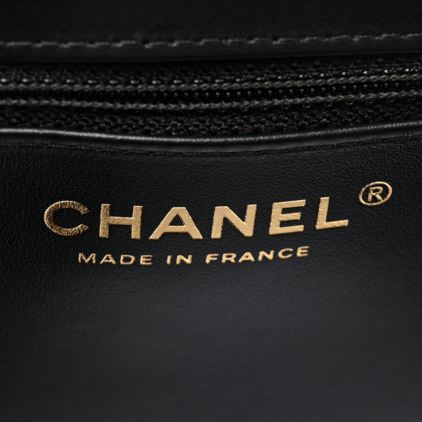 Shiny Aged Calfskin Quilted Nano Kelly Shopper Black