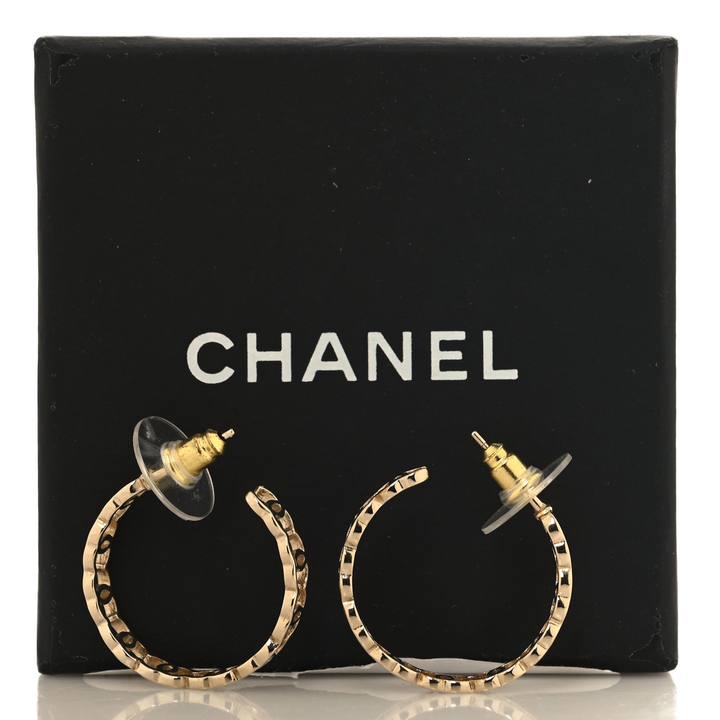 CC Hoop Earrings Gold