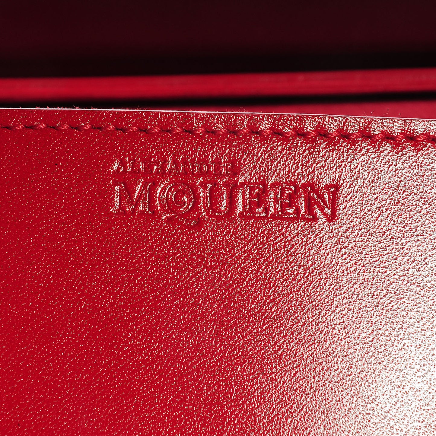 Leather Small Heroine Bag Red