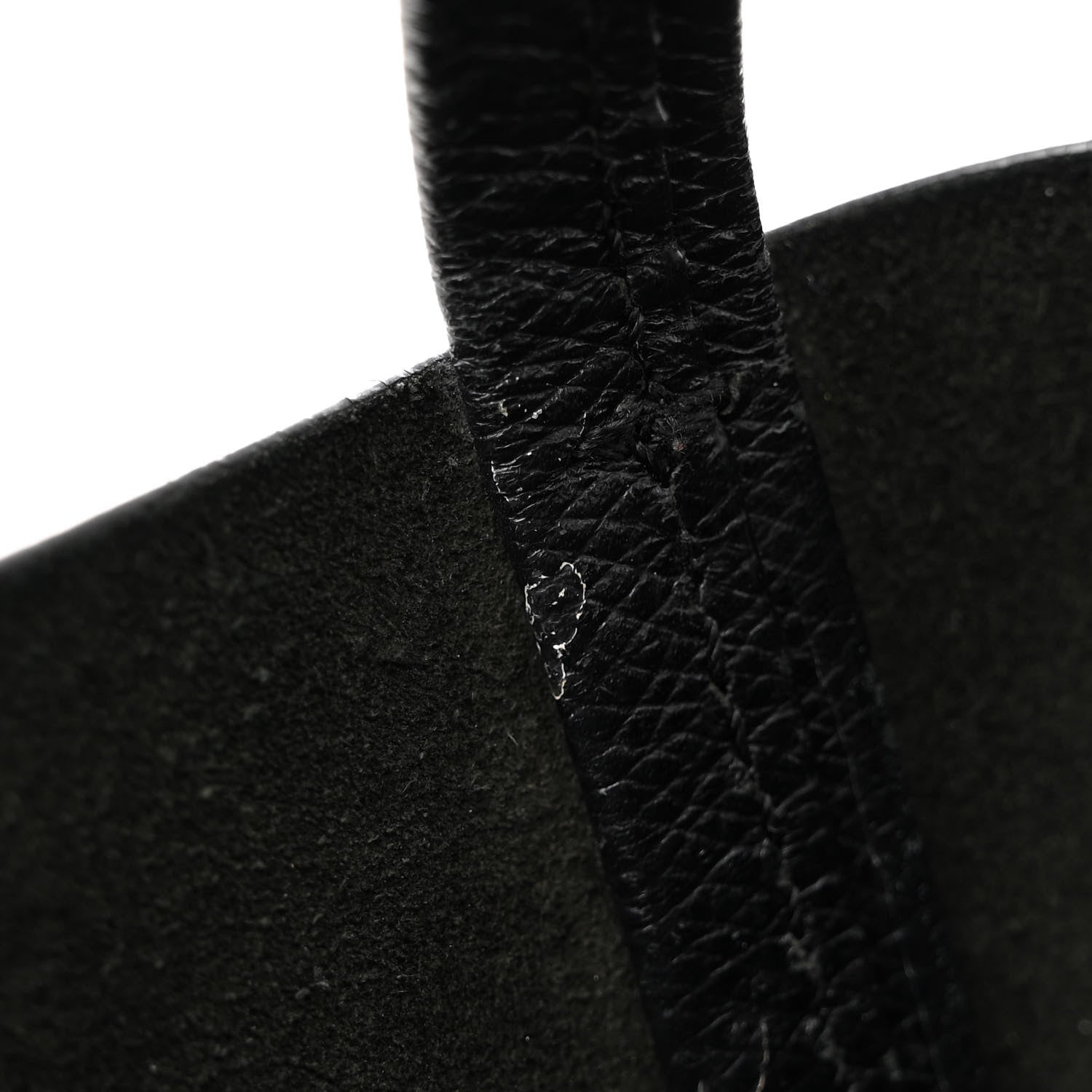 Celine Grained Calfskin Small Vertical Cabas Black 11 of 12