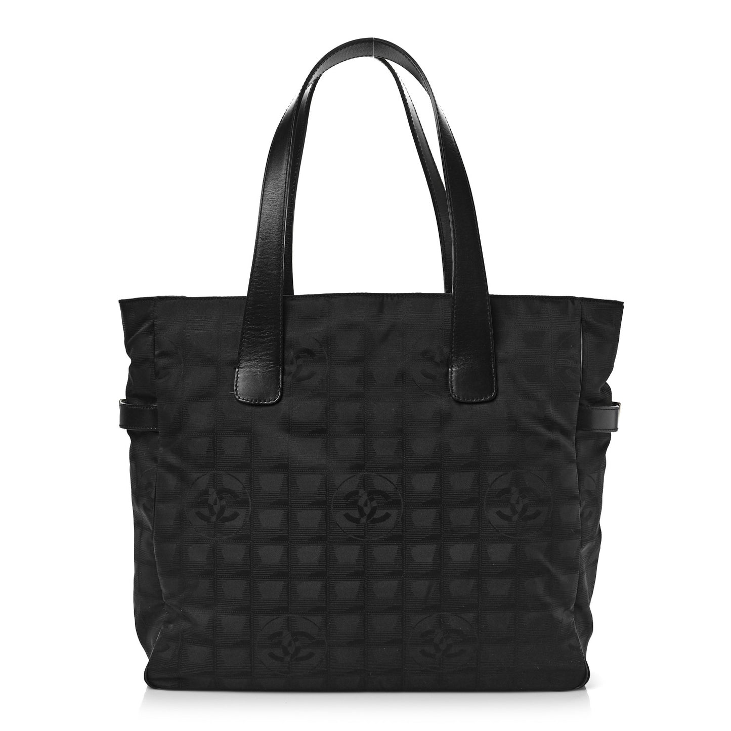 Nylon Medium Travel Tote Black