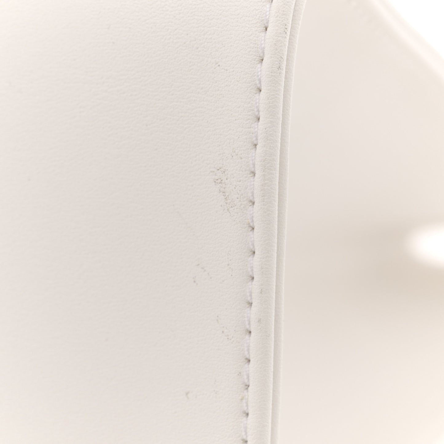 Vegan Leather Medium Shopping Bag White
