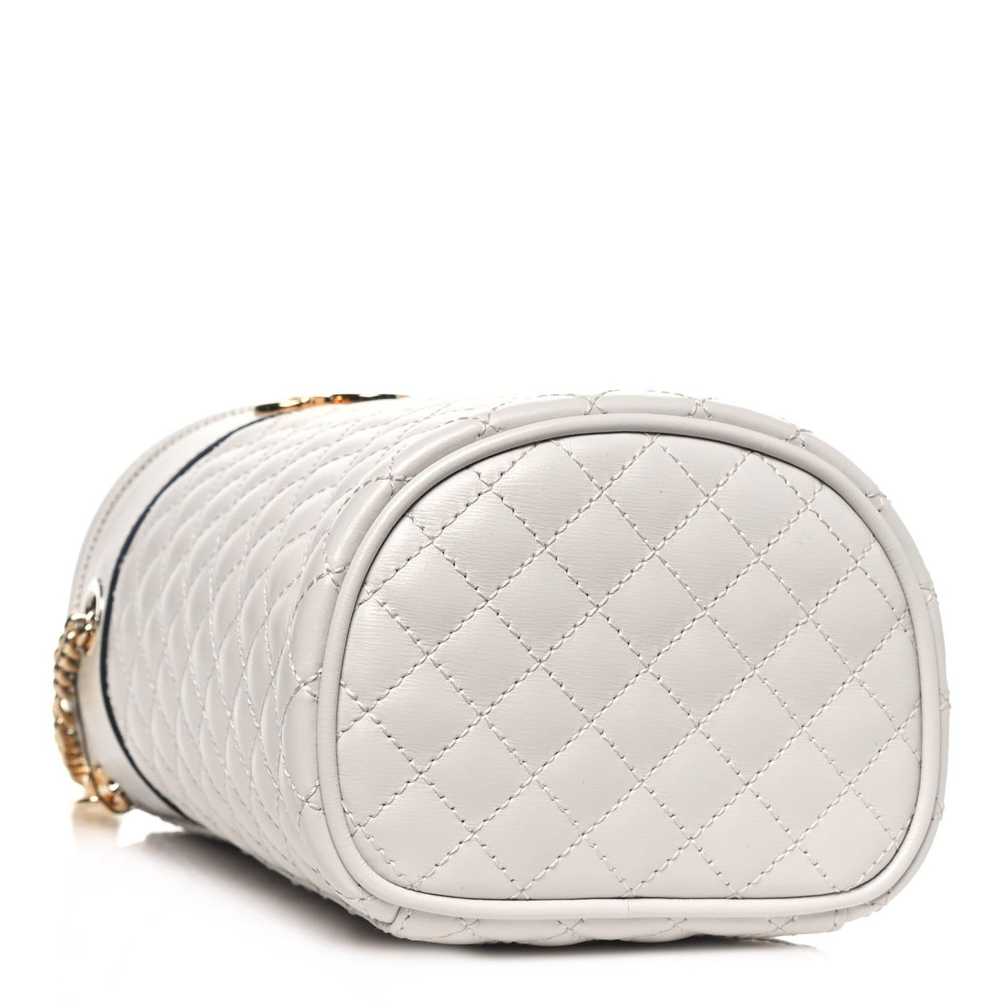 Calfskin Trapuntata Zumi Belt Bag Off White