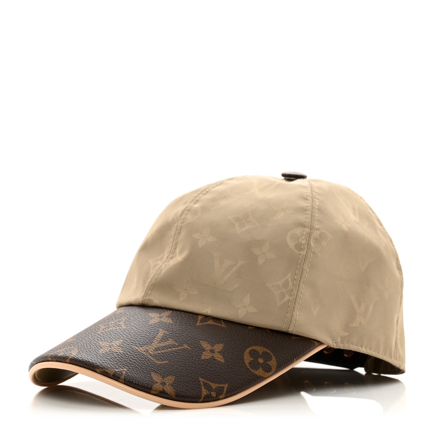 Monogram Polyester Silk LV Get Ready Cap Beige