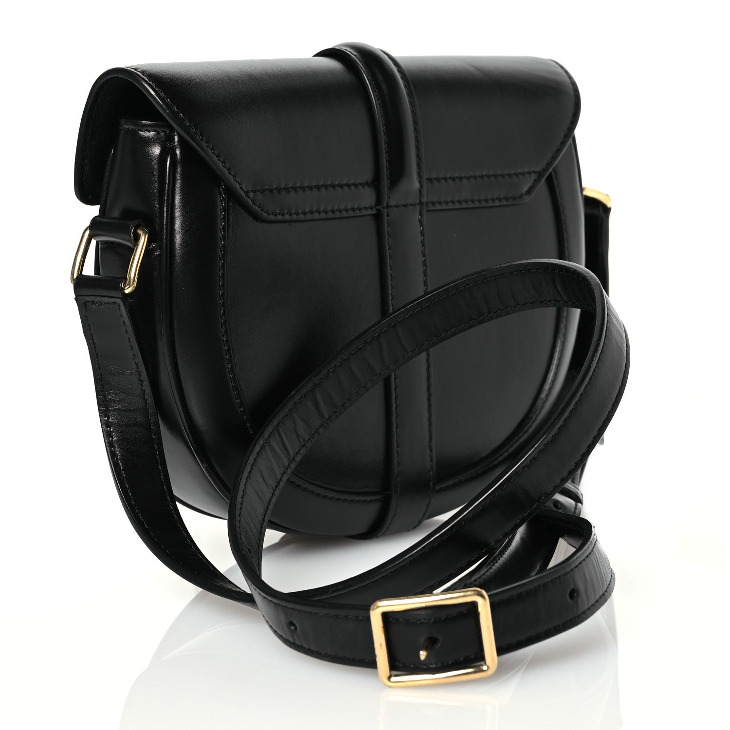 Celine Satinated Calfskin Besace Small 16 Black 3 of 12