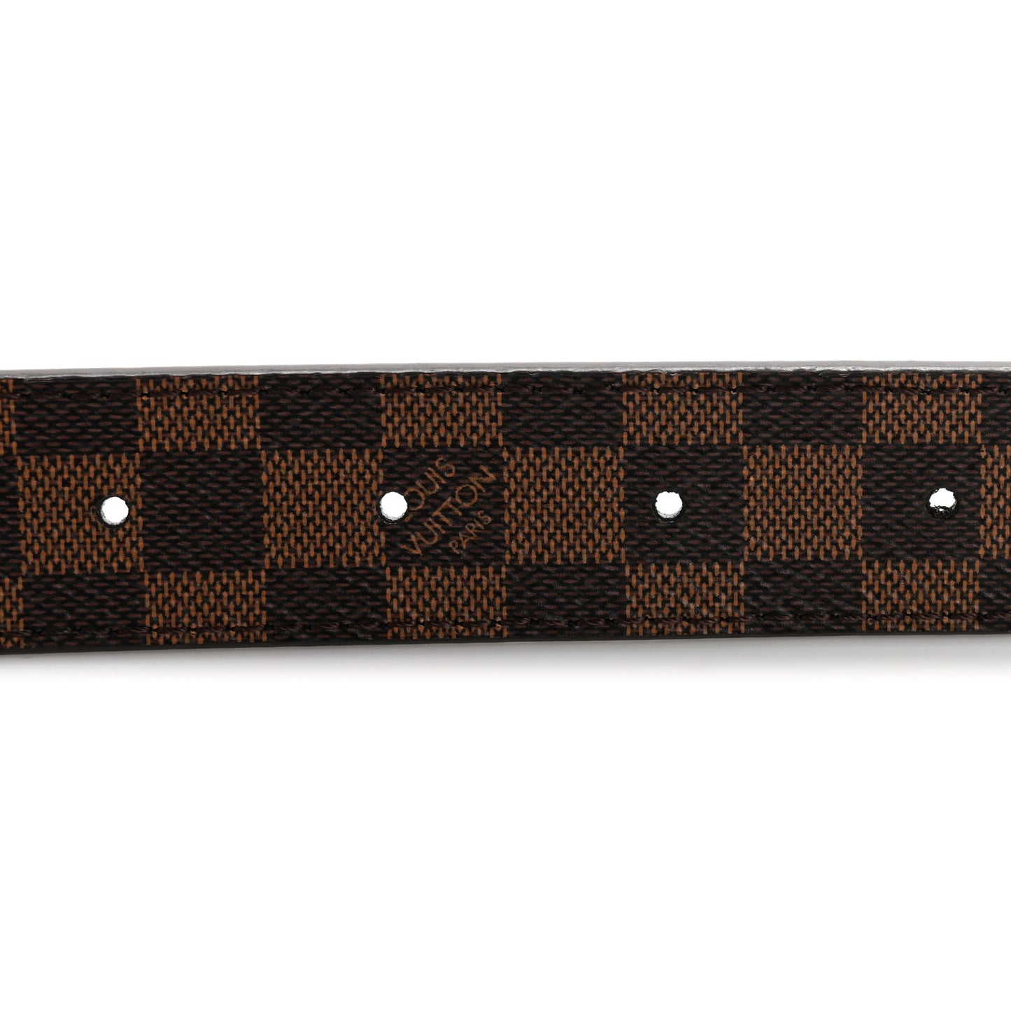 Calfskin Damier Ebene 25mm LV Iconic Reversible Belt 90 36