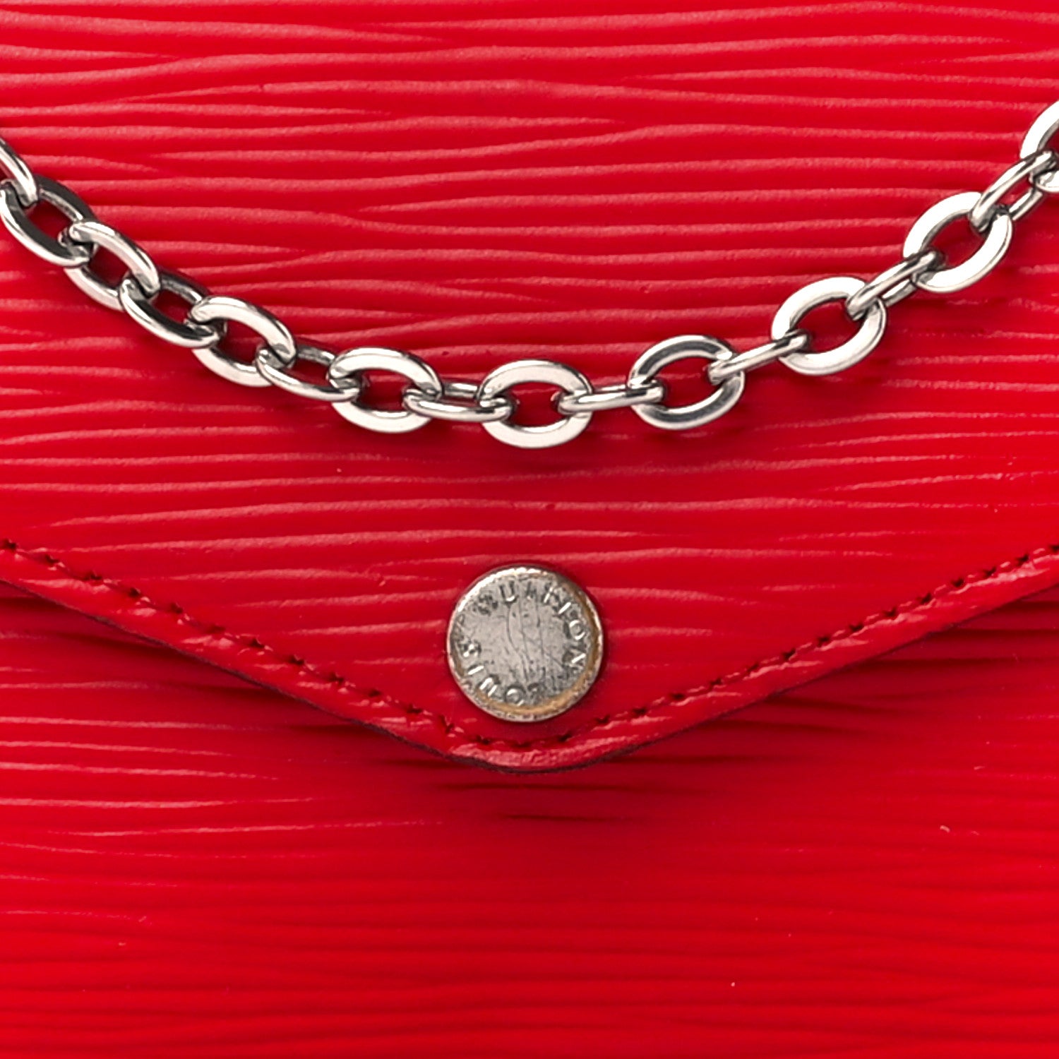 Louis Vuitton Epi Pochette Felicie Coquelicot 14 of 16