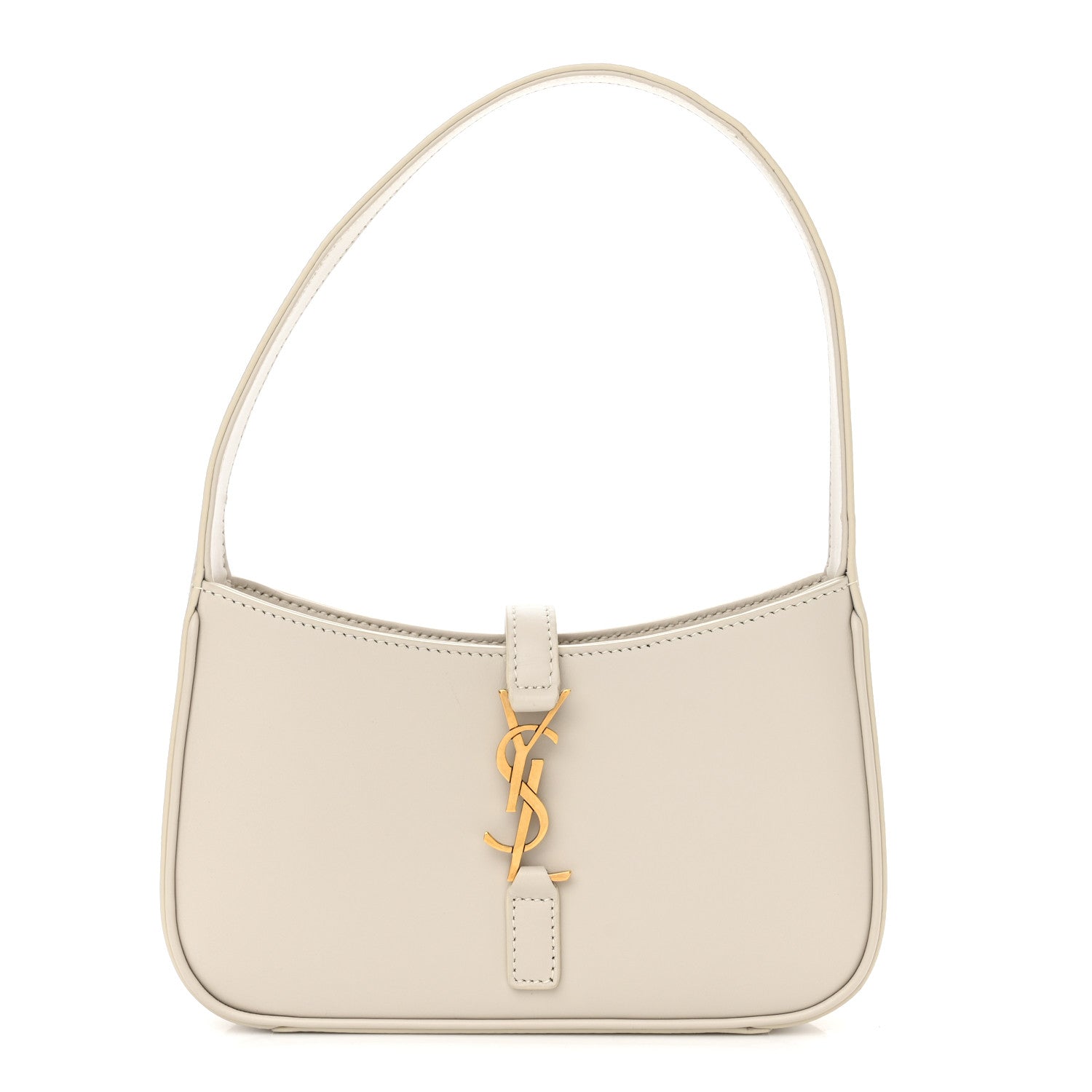 Saint Laurent Smooth Calfskin Le 5 A 7 Mini Hobo Crema Soft 1 of 10