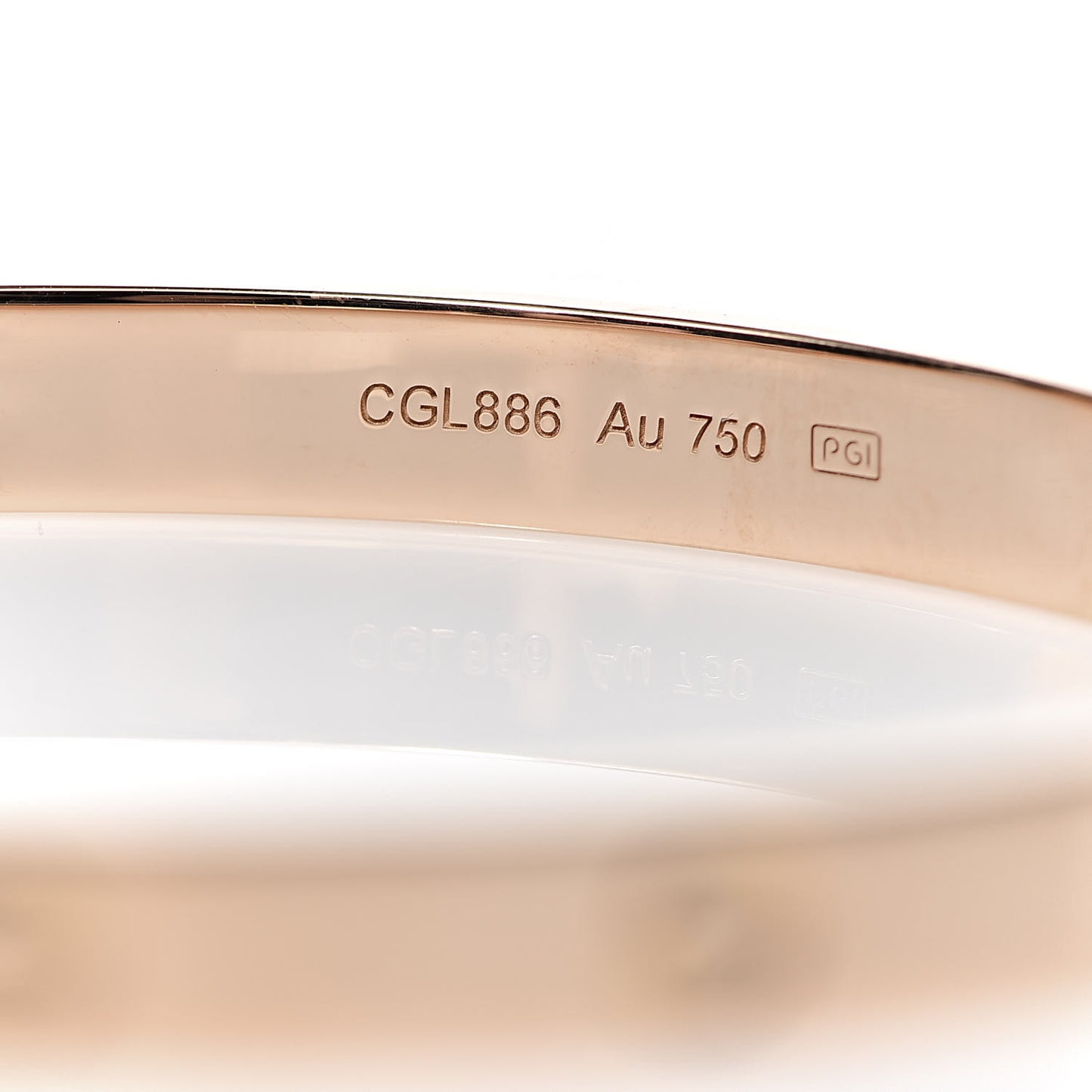 18K Pink Gold LOVE Bracelet 19