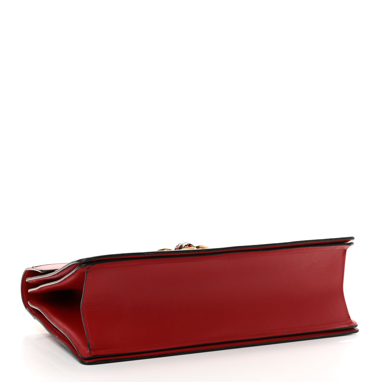 Calfskin Sylvie Web Large Queen Margaret Top Handle Bag Blue Agata Hibiscus Red Mystic White Sugar Pink