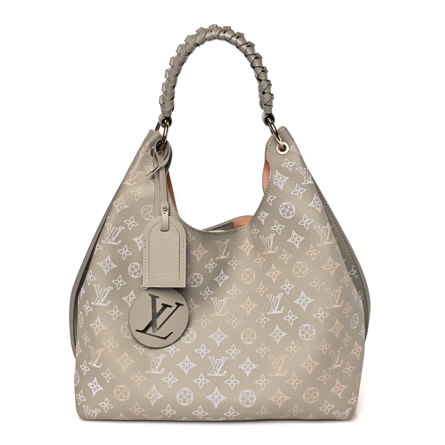 Louis Vuitton Reverse Mahina Carmel Hobo Gray 1835524 – FASHIONPHILE