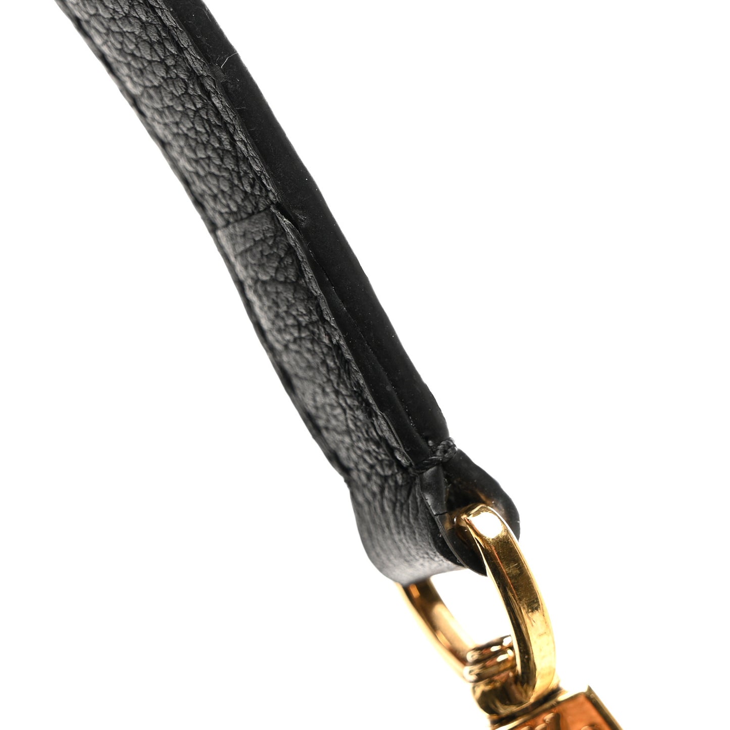 Calfskin Lockme Bucket MM Black