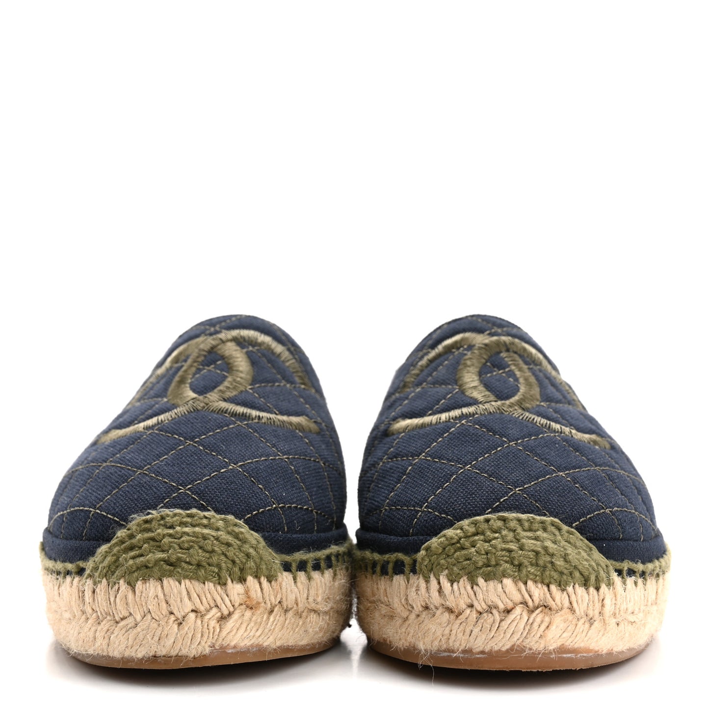 Fabric Biarritz CC Espadrilles 41 Blue Green
