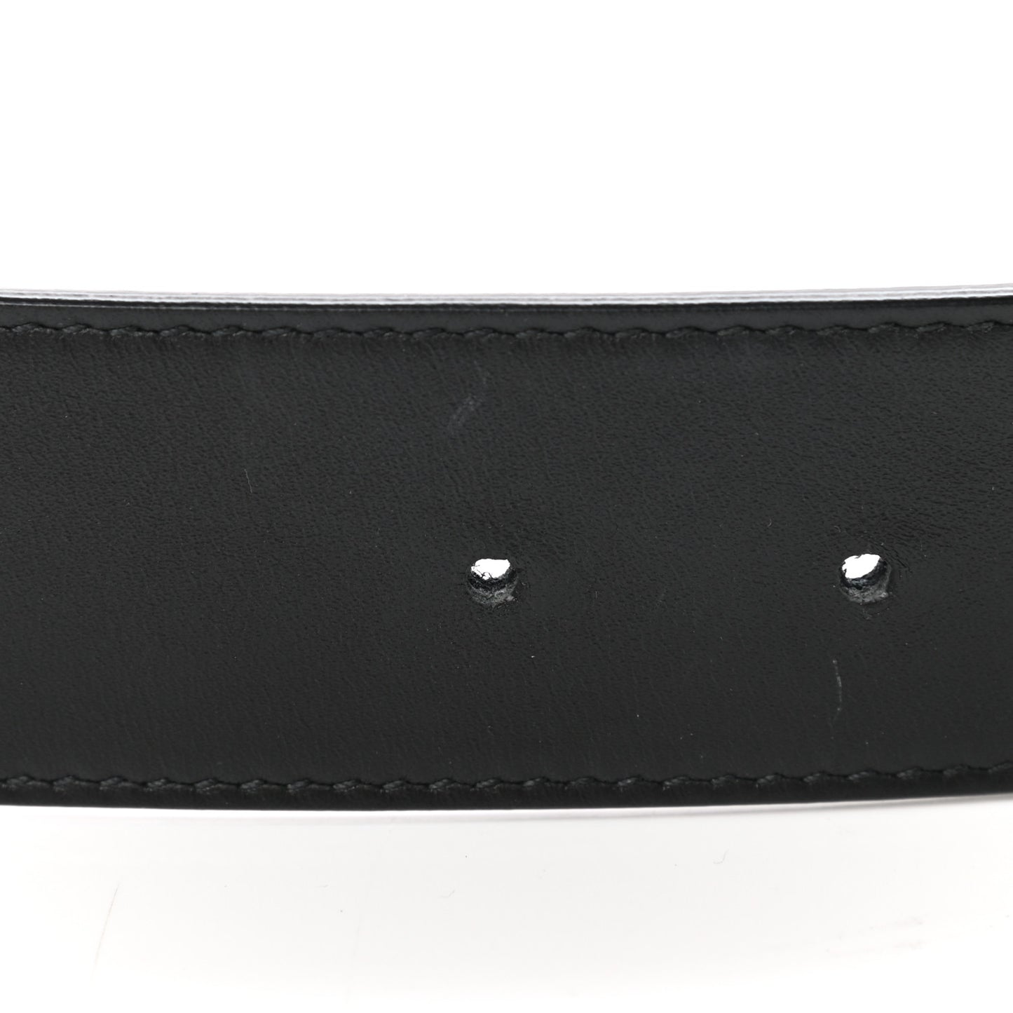 Moon Calfskin Torchon Double G 40mm Belt 85 34 Black