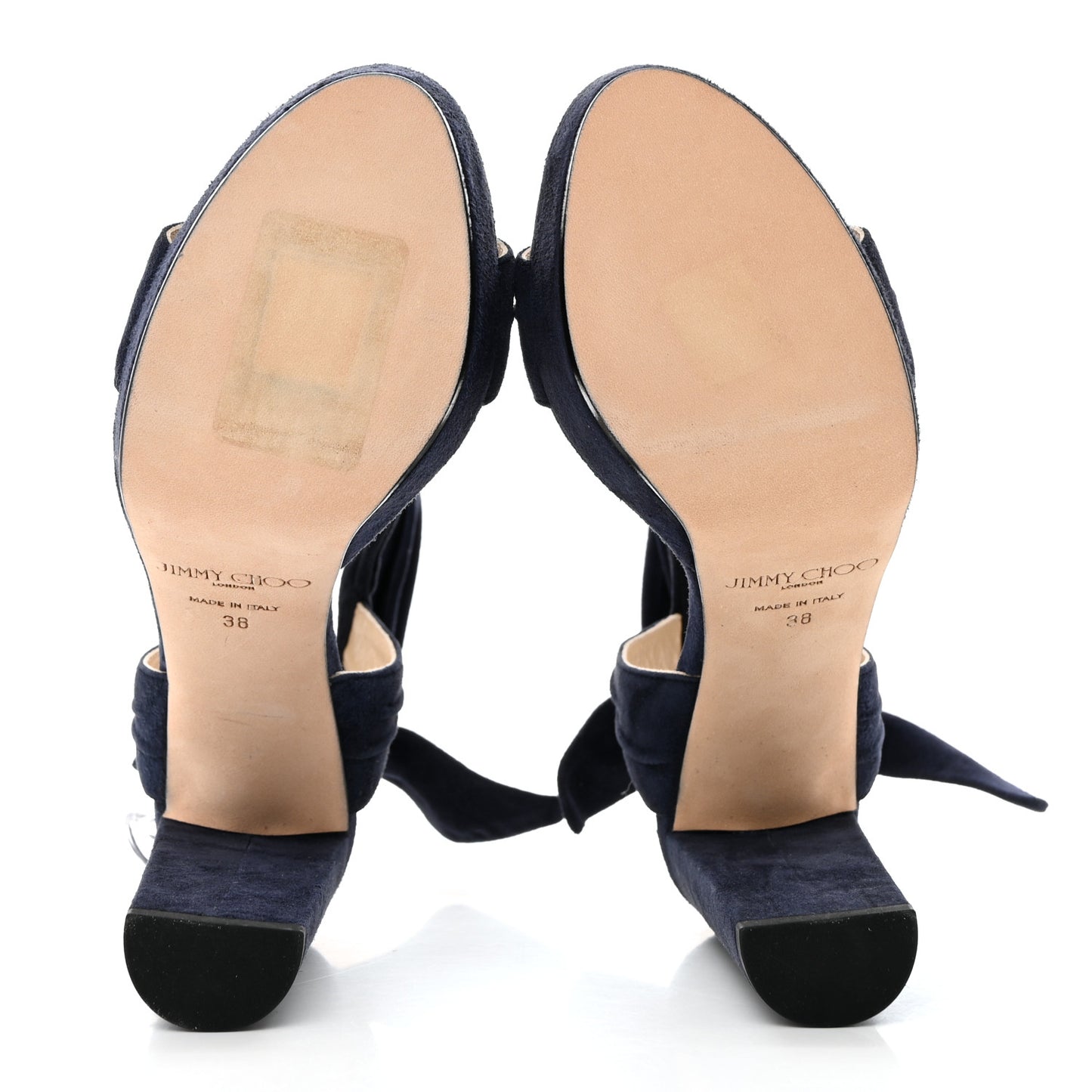 Soft Suede Kaytrin 120 Platform Sandals 38 Navy