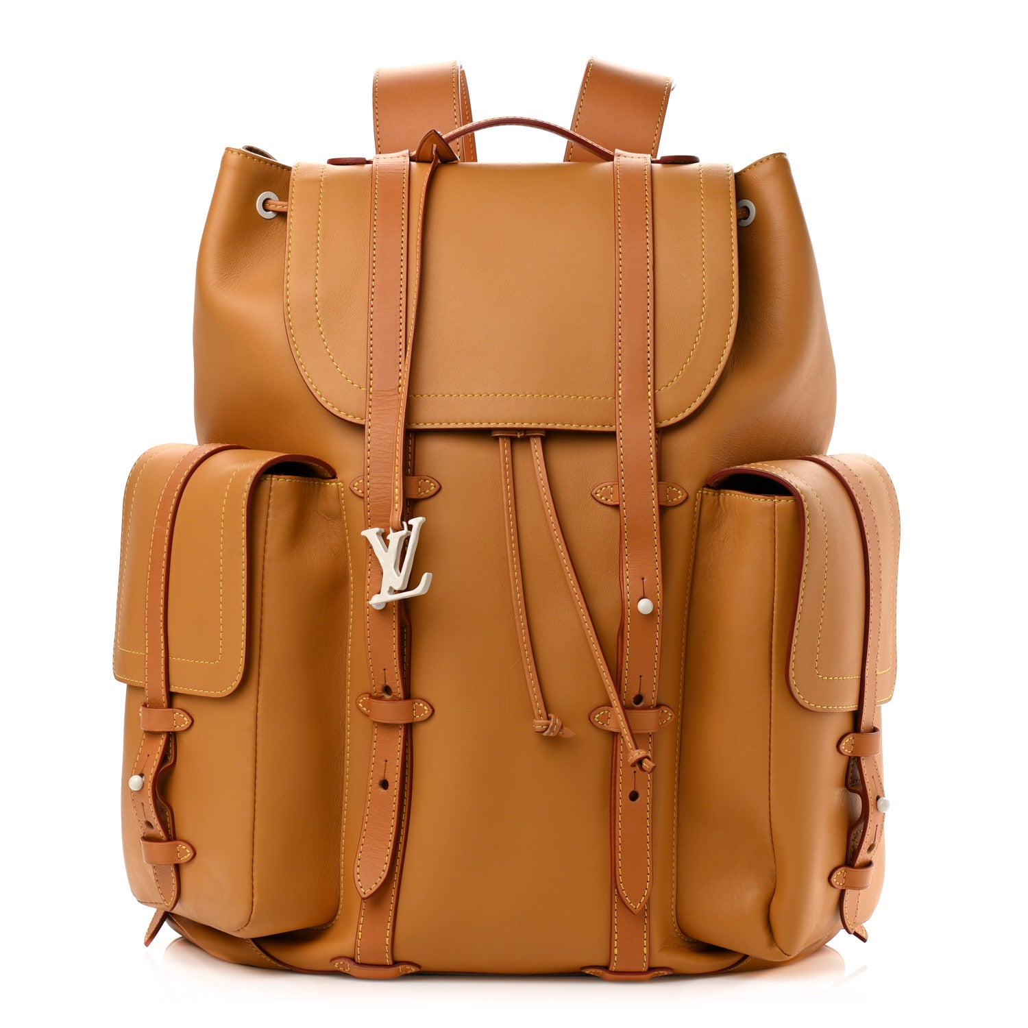 buy louis vuitton christopher backpack Louis Vuitton Cuir Origine Christopher Backpack GM Brown 1091184 – FASHIONPHILE
