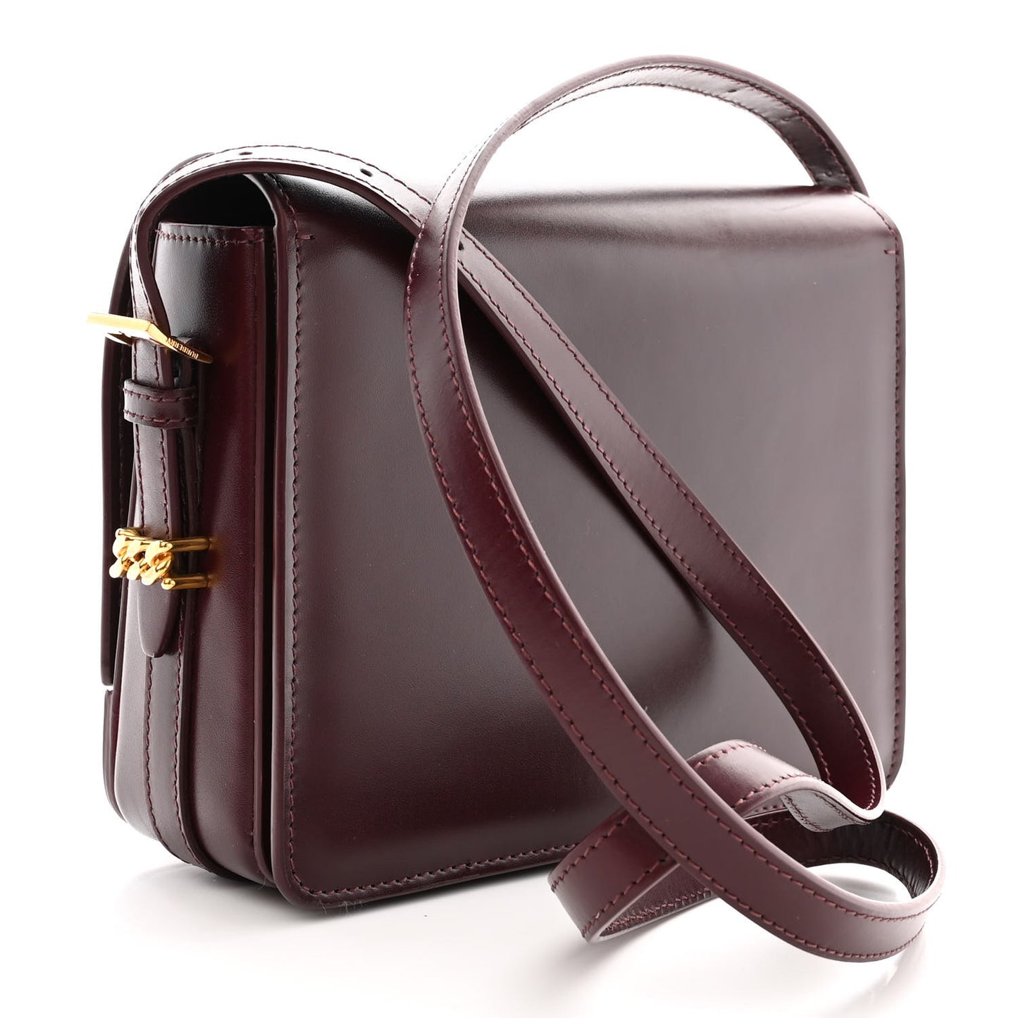 Smooth Calfskin Small Grace Bag Oxblood