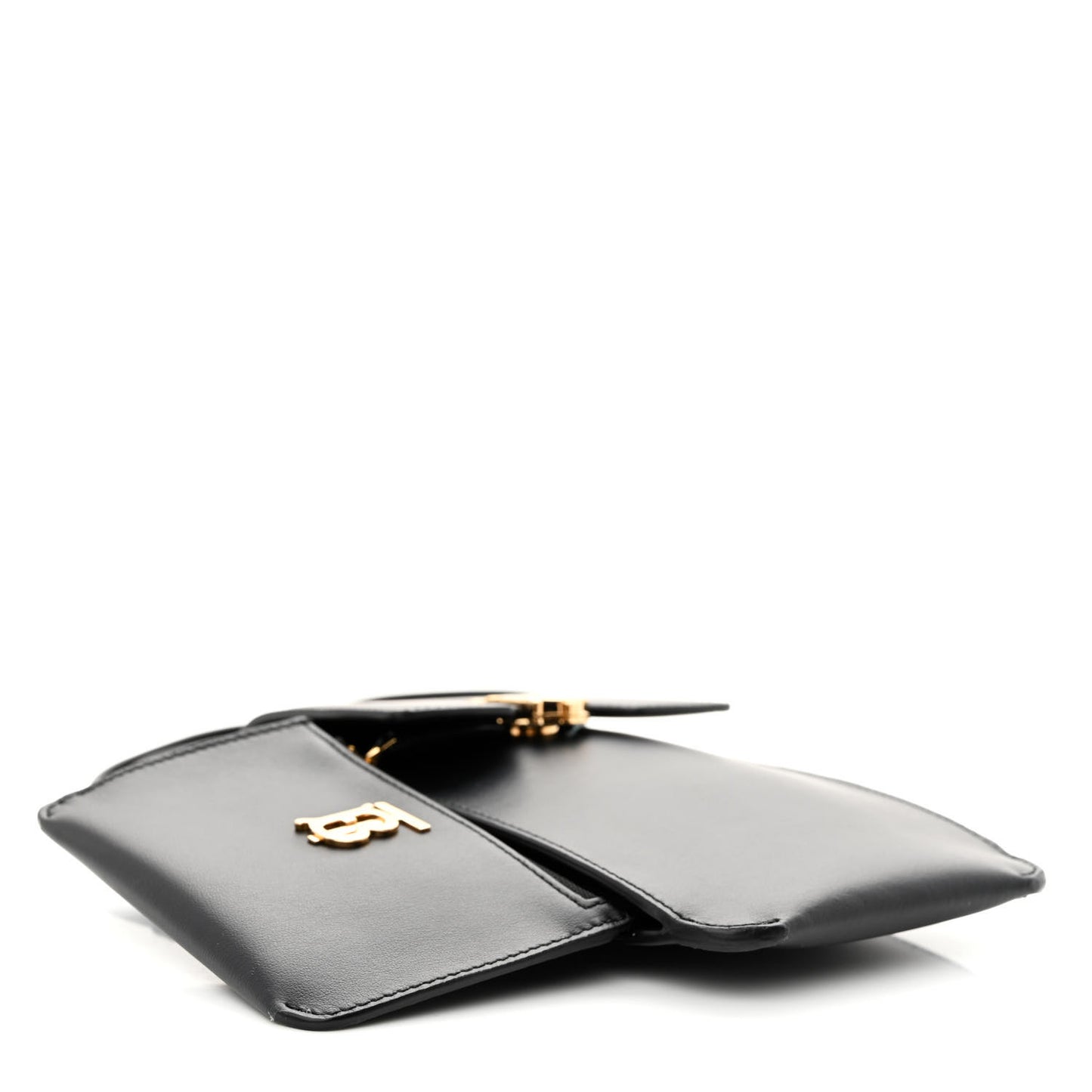 Smooth Calfskin TB Robin Multi Pouch Black