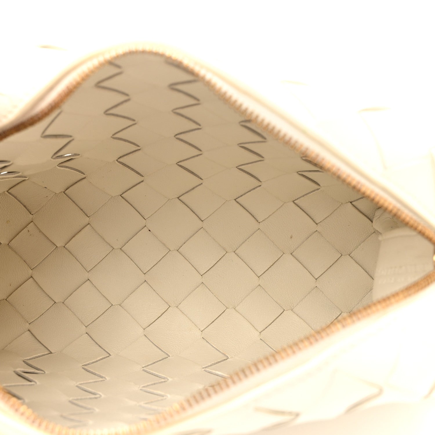 Bottega Veneta Nappa Intrecciato Metallic Knot Mini Loop Camera Bag Bone 5 of 9