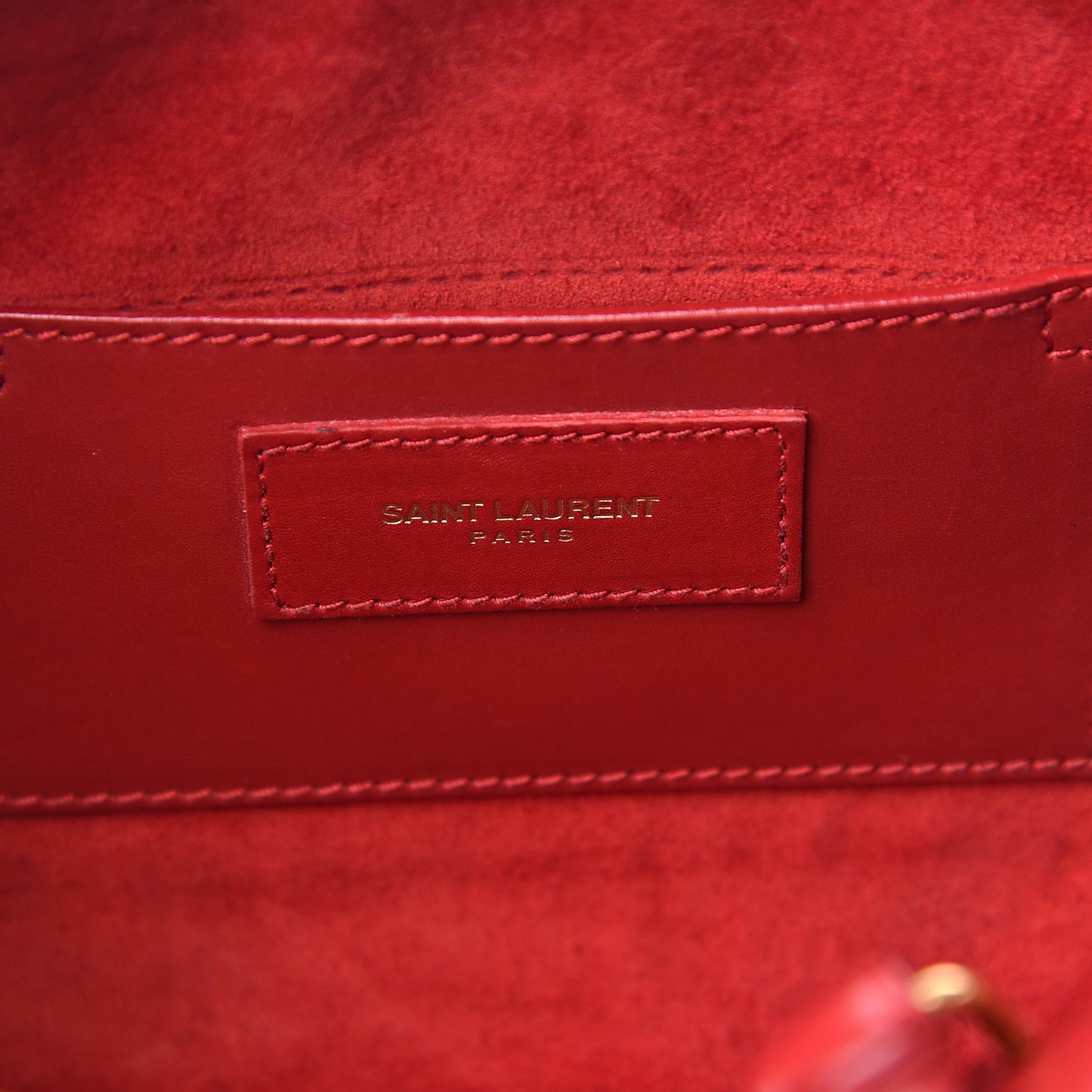Calfskin Classic Baby Duffle Red