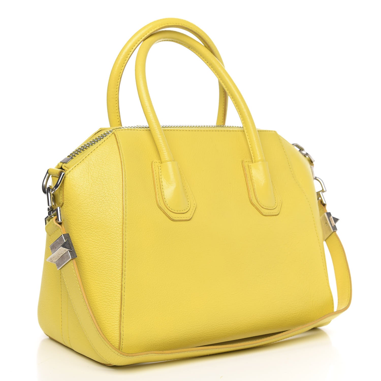 Givenchy Sugar Goatskin Small Antigona Yellow 3 of 16