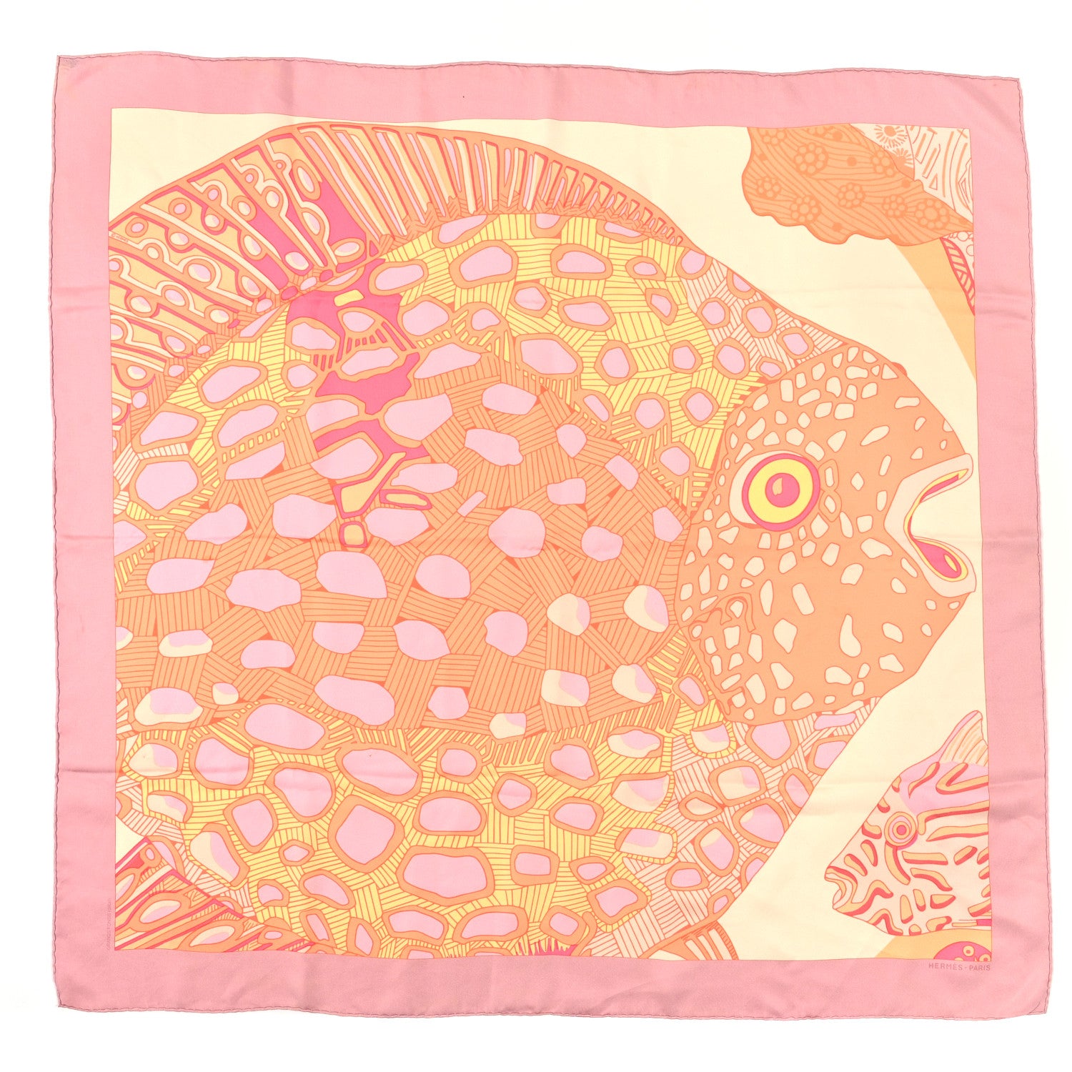 Hermes Silk Grands Fonds Detail Scarf 90 1 of 4
